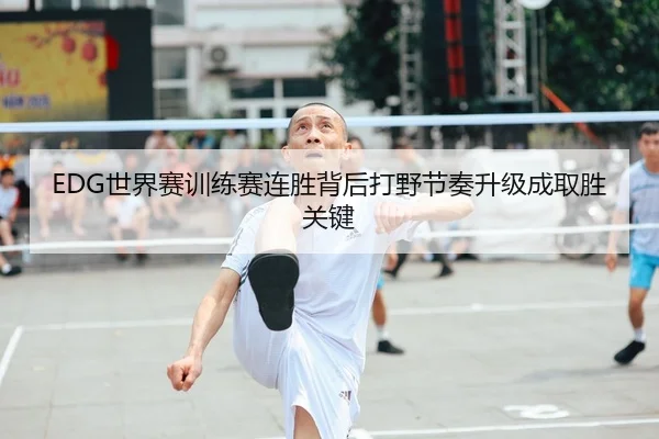 EDG世界赛训练赛连胜背后打野节奏升级成取胜关键